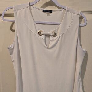 Tommy Hilfiger - White Sleeveless Top - Size Medium